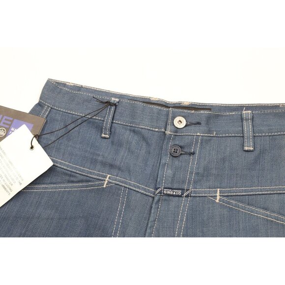 Deadstock Vintage 90s Marithe Francois Girbaud Mens 32 Baggy Denim Shorts Blue - Picture 5 of 11